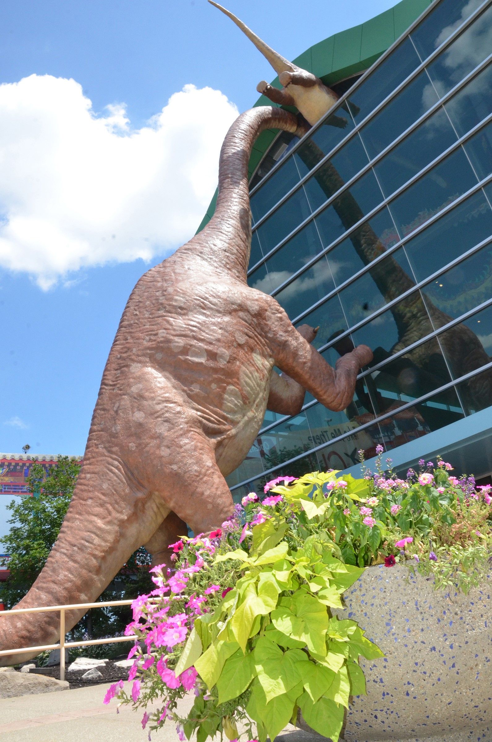 Outside of the Indianapolis Children's Museum